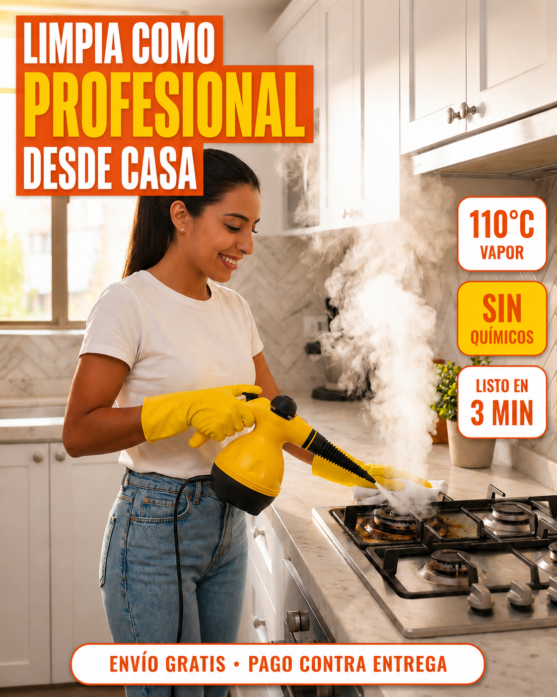 CleanPro™ - Elimina la suciedad incrustada en segundos