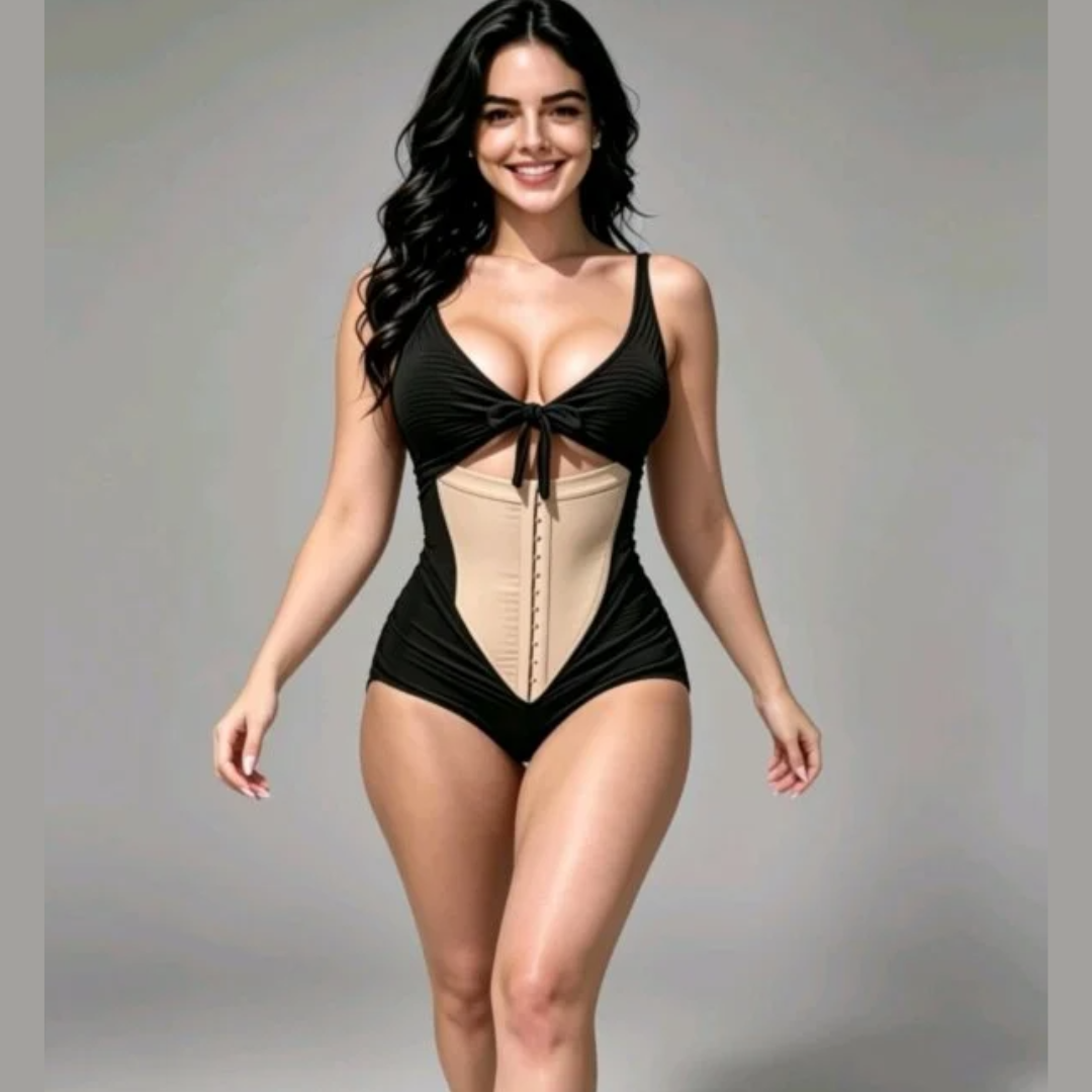 Traje de Baño Reductor Vientre Push Up Mujer