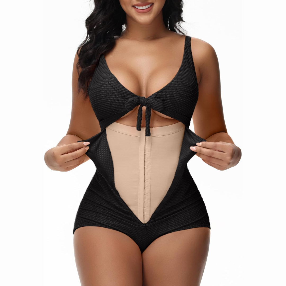 traje de baño reductor vientre push up mujer