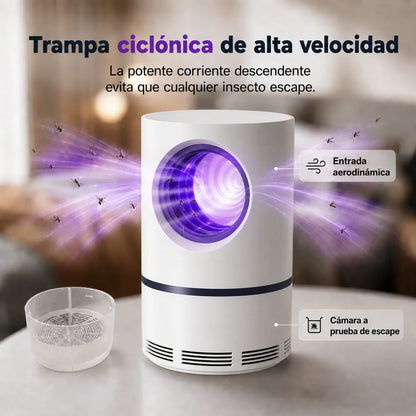 Trampa UV Silenciosa para Mosquitos, Segura para Niños y Mascotas, Mosquito Guard