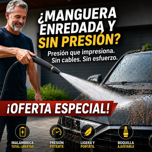 Hidrolavadora Portátil Inalámbrica