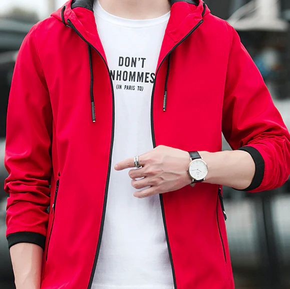 Chaqueta impermeable informal para hombre - UltraDry