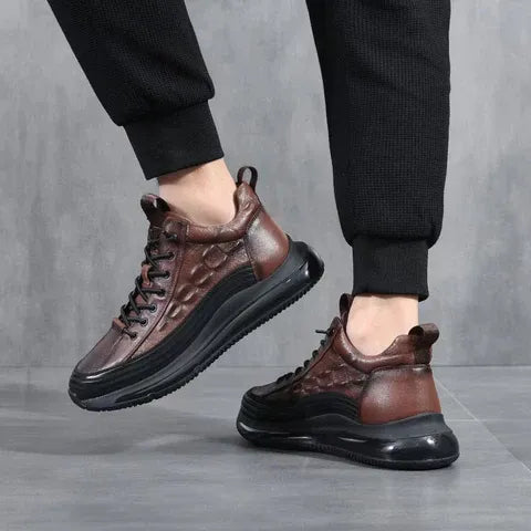 Zapatillas deportivas Elegance 3D de cuero para hombre