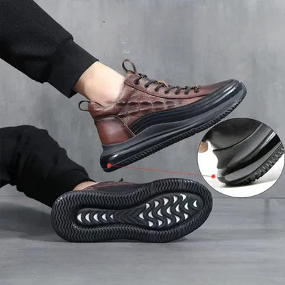 Zapatillas deportivas Elegance 3D de cuero para hombre