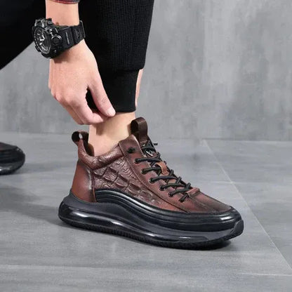 Zapatillas deportivas Elegance 3D de cuero para hombre