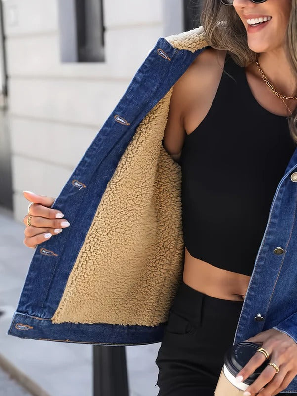 Abrigo parka de forro polar Cozy Elegance